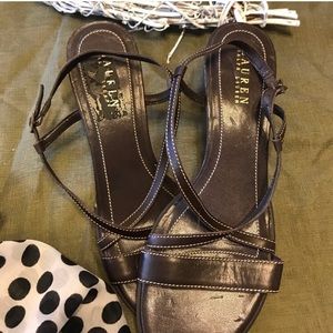 Ralph Lauren slingback heels